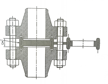 Заглушка поворотная ТМ-06-ДТА-001 DN125 - Литейное производство - чугун, сталь, медь, бронза. Металлообработка по чертежам.